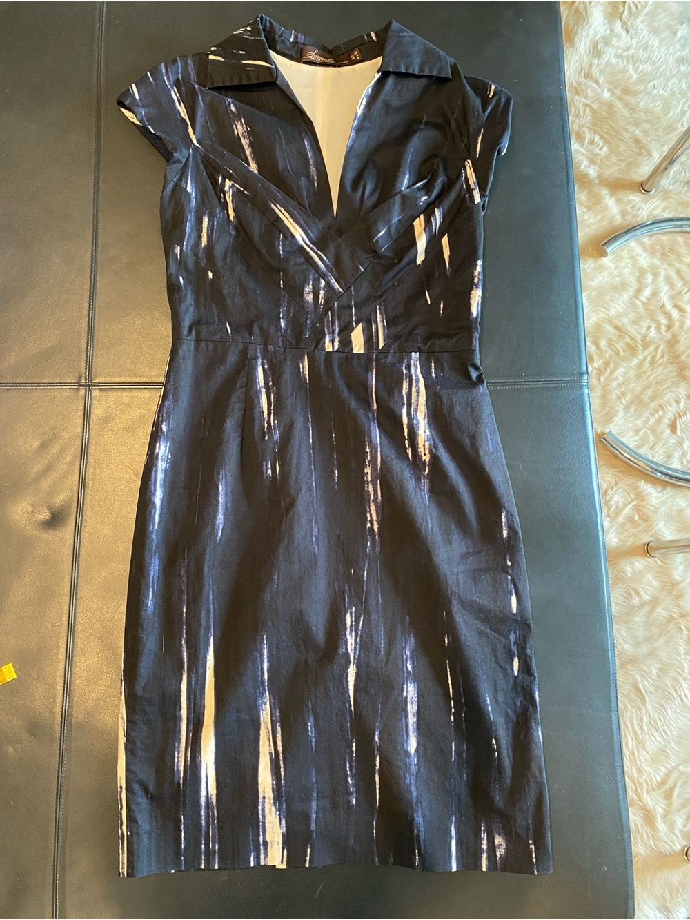 Samantha Sung Cotton and silk lined dress, Sz6